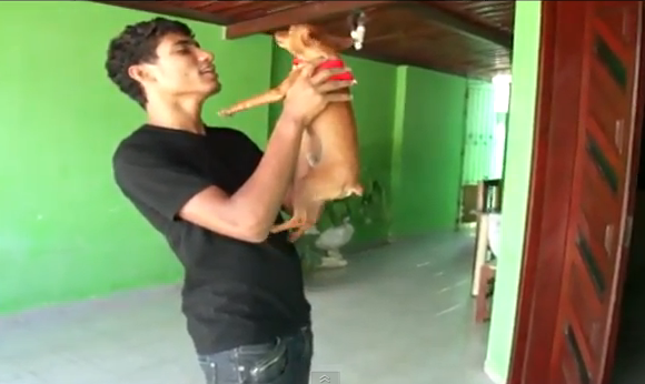 Vídeos  Engraçados do You Tube : Cachorro cantando, É o Amor!!!