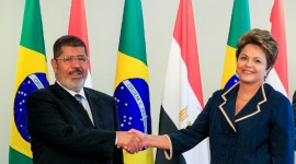 Dilma recebe presidente egípcio Mouhamed Mursi em Brasília
