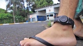 Maioria dos presos do semiaberto rejeita o uso das tornozeleiras