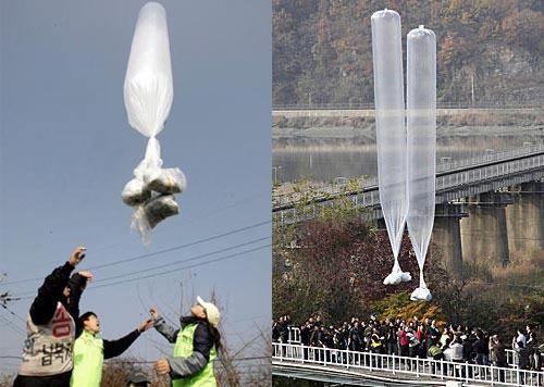 Missionários enviam balões com Bíblias à Coreia do Norte, onde o cristianismo é crime