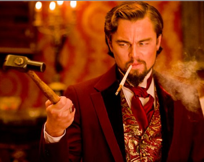 Leonardo DiCaprio, o vilão de "Django Livre". 