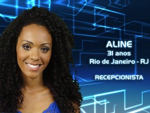 Aline, 31, recepcionista do Rio de Janeiro (RJ)