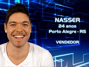 Nasser, 24, vendedor de Porto Alegre (RS)