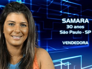 Samara, 30, vendedora de São Paulo (SP)