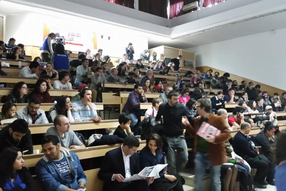 O Fórum Mundial de Mídia Livre começou ontem (22) na Universidade El Manar, em Túnis, na Tunísia